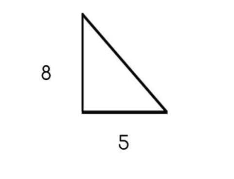 FIRST GETS BRAINLLEST If the triangle below is enlarged by a scale factor of 1.8, what-example-1