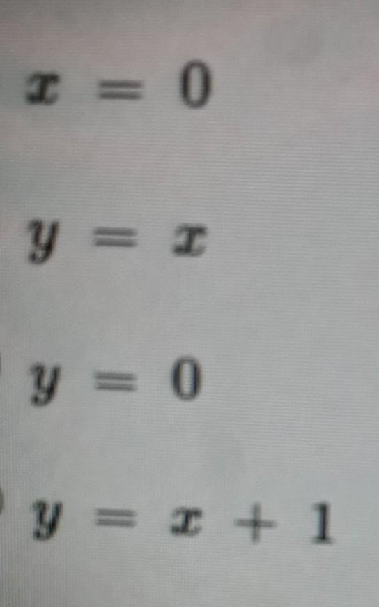 Which of the following is the equation of the x-axis?​-example-1