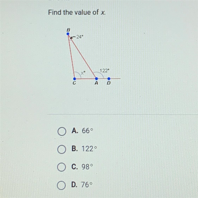 Find the value of X! :)-example-1