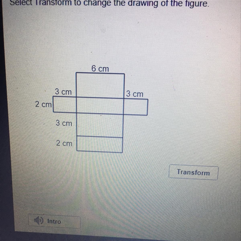 What is the area of the front of the prism-example-1