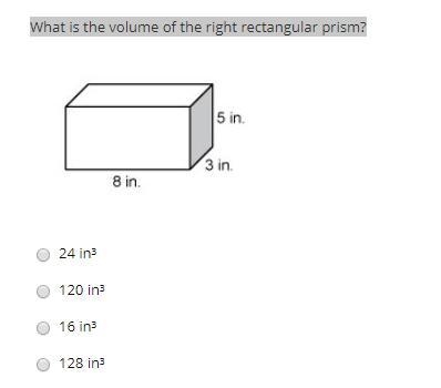 What is the volume of the right rectangular prism?-example-1