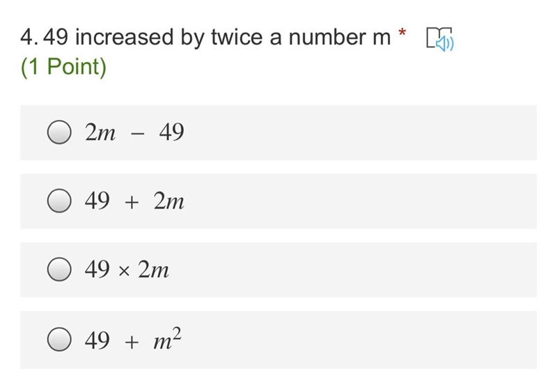 49 increased by twice a number m-example-1