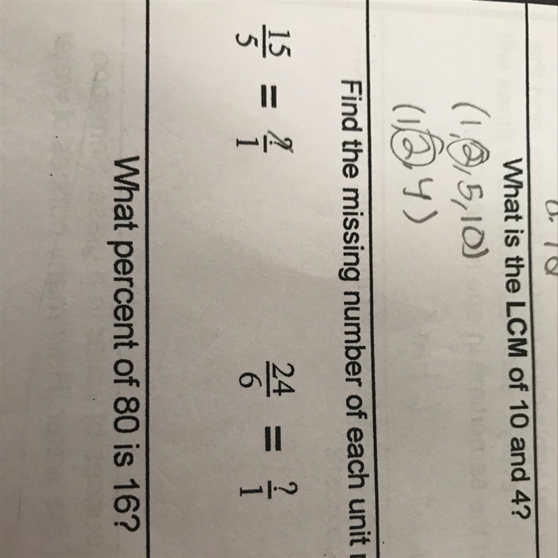 Find the missing number of each unit rate.-example-1