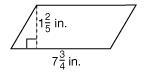 Find the area of the parallelogram.-example-1