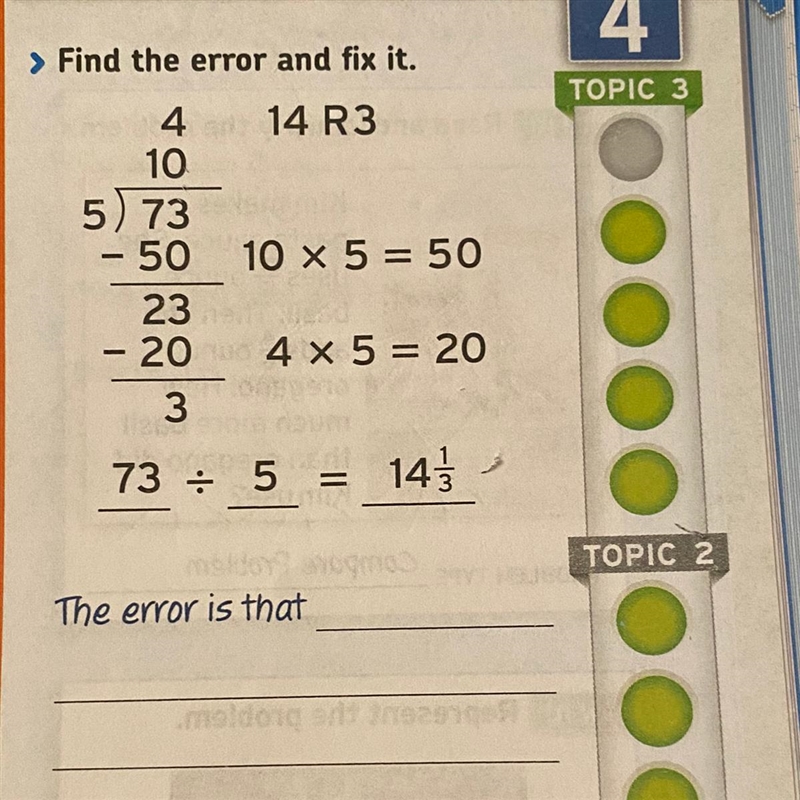 What's the error and what should the quotient be? (Urgent)-example-1