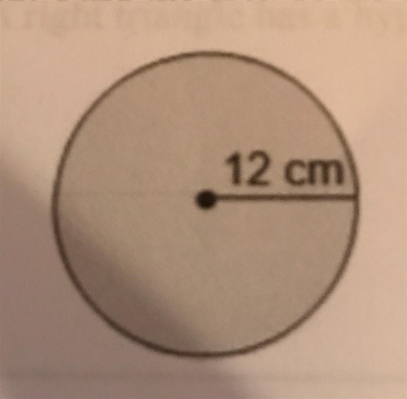 Find the area of the circle... Round to the nearest tenth and include units in your-example-1