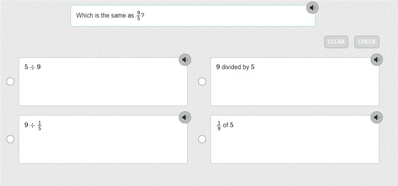 Which is the same as 9/5?-example-1