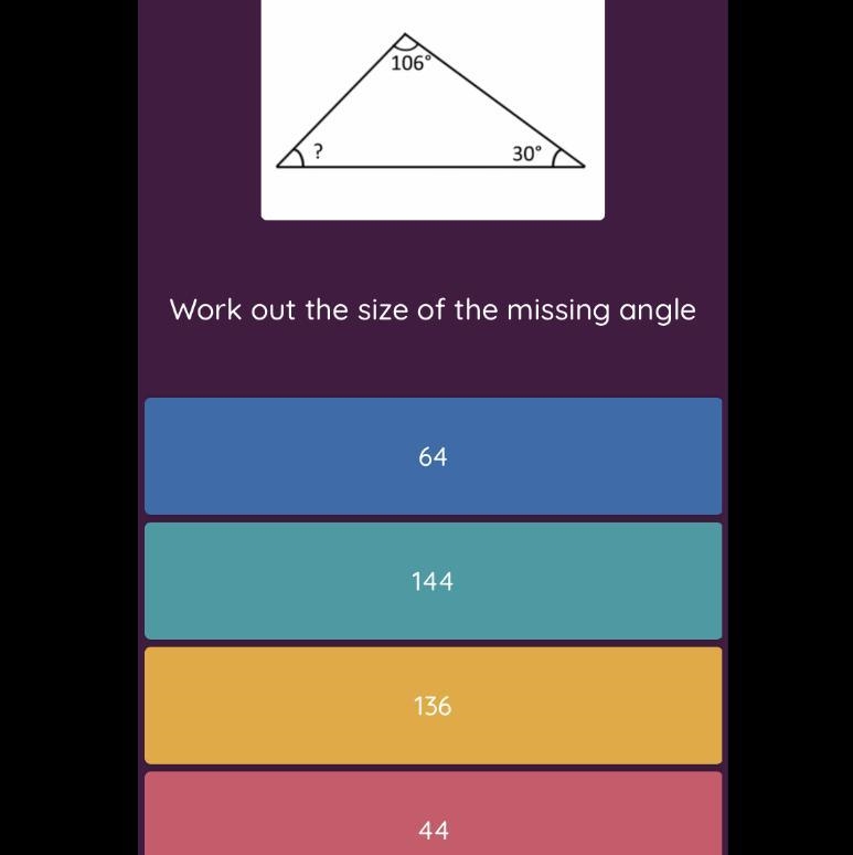 What’s the size of the missing angle-example-1