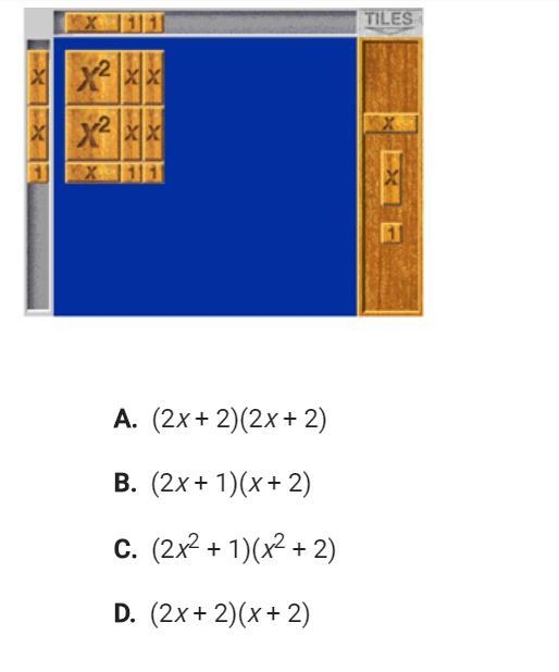 Some help please? What are the factors of the product represented below?-example-1