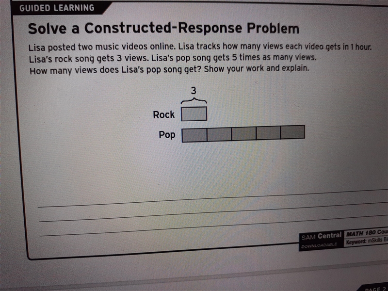 Solve a constructed respose problem-example-1