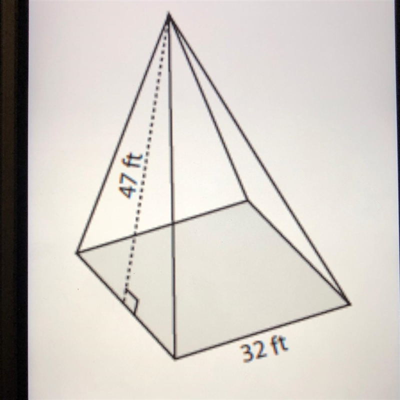 Please help me solve. Surface area of this pyramid?-example-1