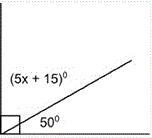 Based on the figure below, what is the value of x? A right angle is shown divided-example-1