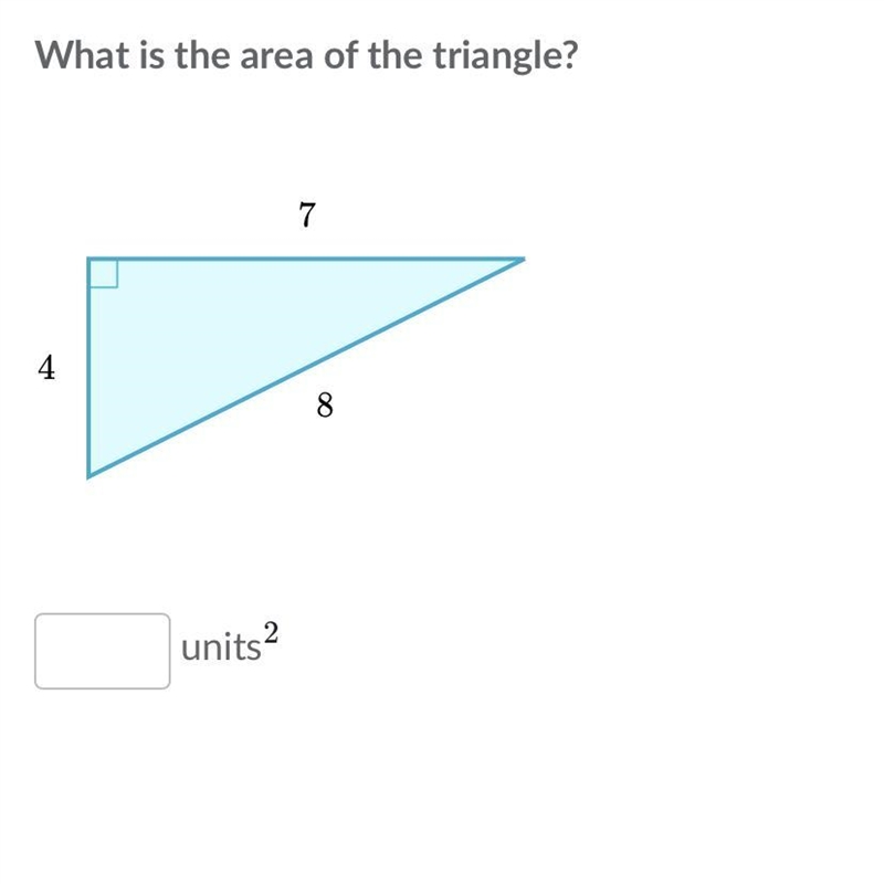 What is the area of the triangle?-example-1