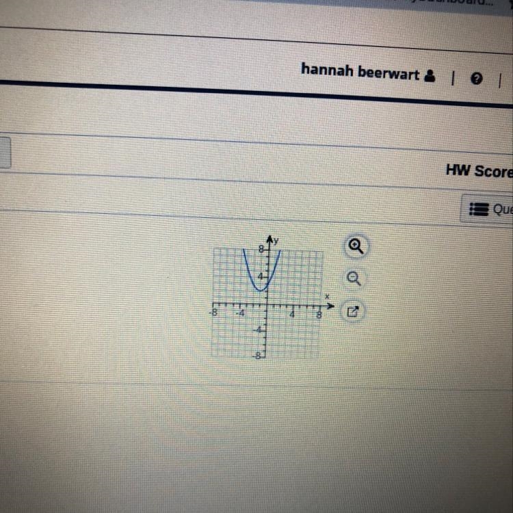 What is the vertex if the graph-example-1