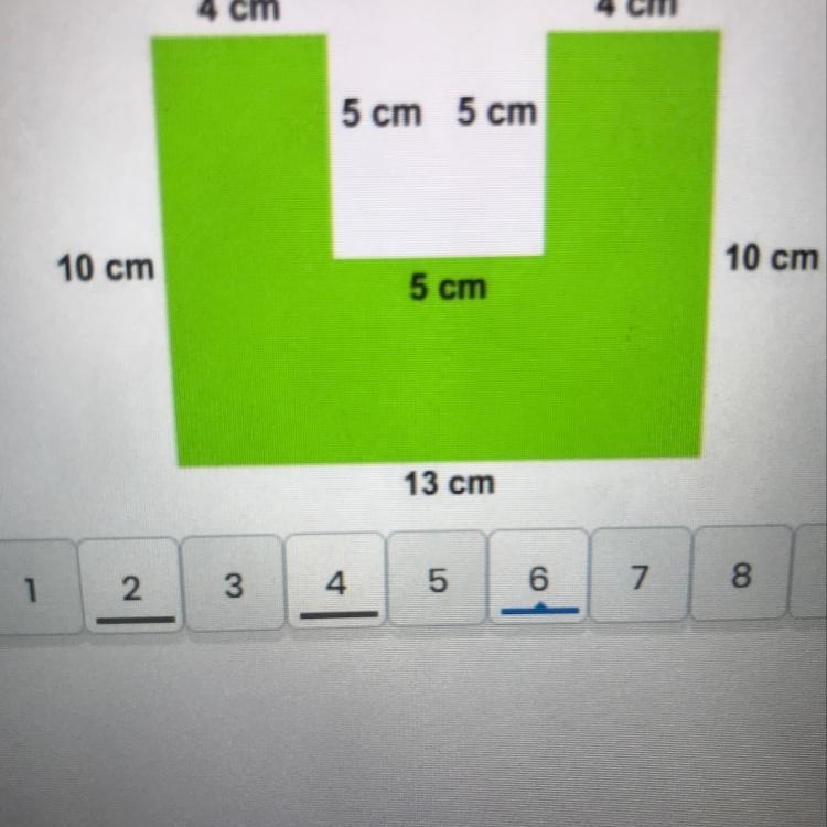 What is the perimeter of this shape?-example-1