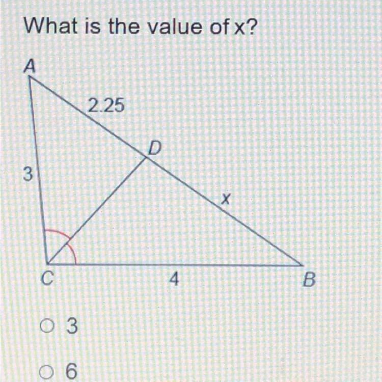 What is the value of x? 3 6 5 4-example-1