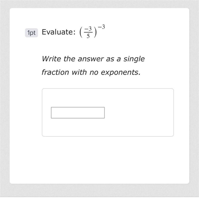 Write the answer as a single fraction with no exponents.-example-1