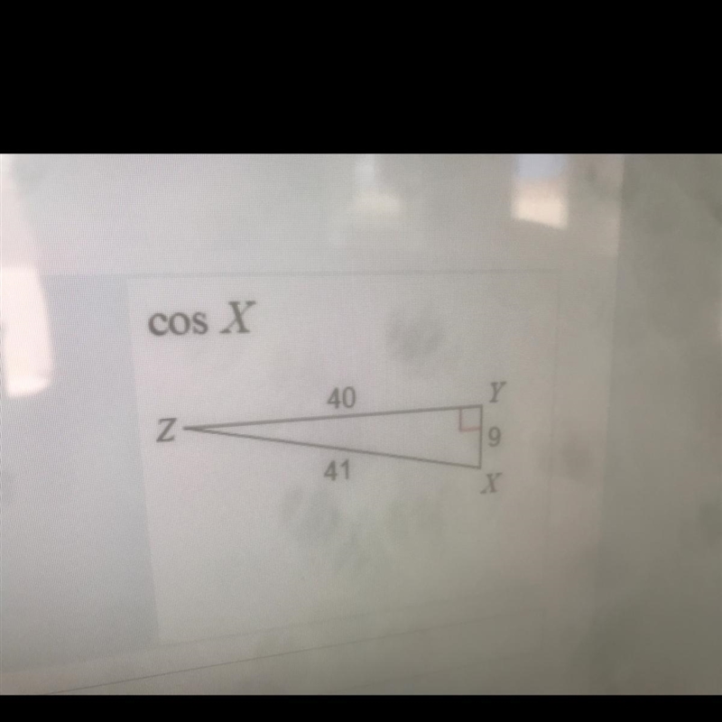 Cos X = ? i have no idea how to do this so please explain :)-example-1