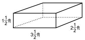 What is the volume of the prism? Enter your answer in the box as a mixed number in-example-1