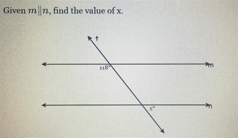 Find the value of x-example-1