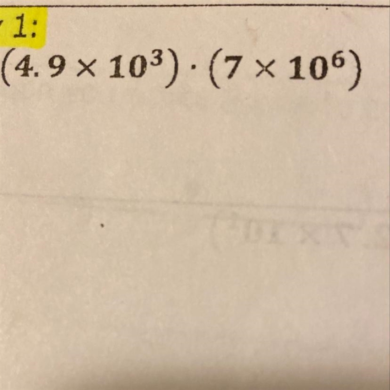 Multiply the following numbers and express the solution in scientific notation-example-1