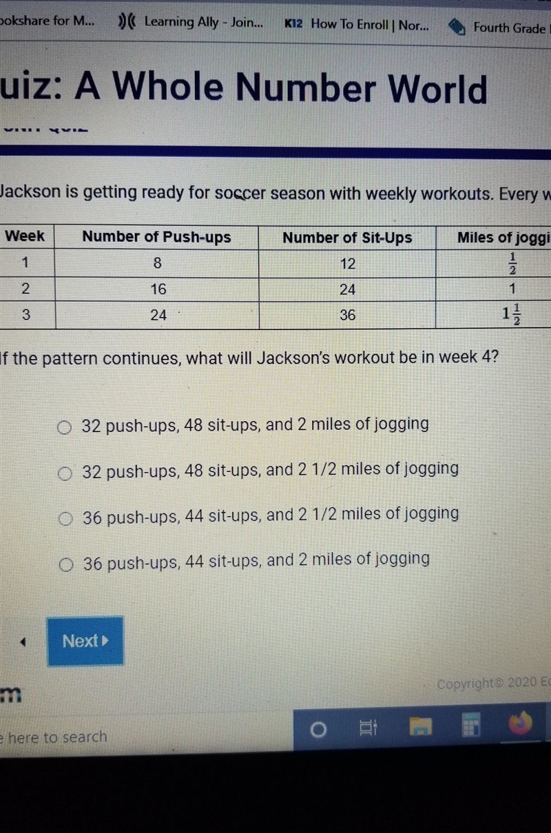 Jackson is getting ready for soccer season with weekly workouts every week increases-example-1