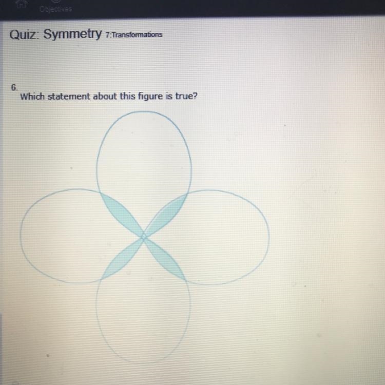 A.) it has no reflectional symmetry B.) it has reflectional symmetry with two lines-example-1