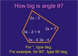 How big is angle theta? thank you in advance for your help!-example-1