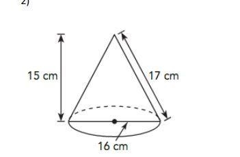 I need to find the Volume of this Cone if you could that would help me a lot-example-1