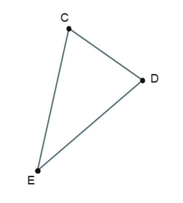 Which of the following are correct steps in finding the centroid of triangle CDE? Check-example-1