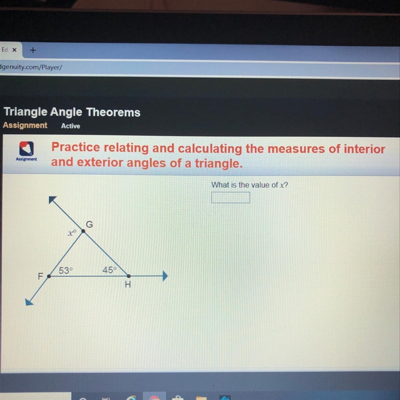 What is the value of x? 530F 450H X0G-example-1