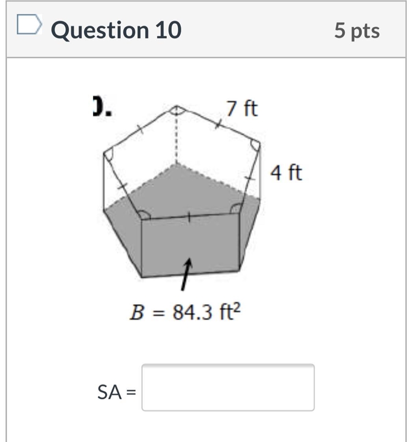 Find SA... showing work-example-1