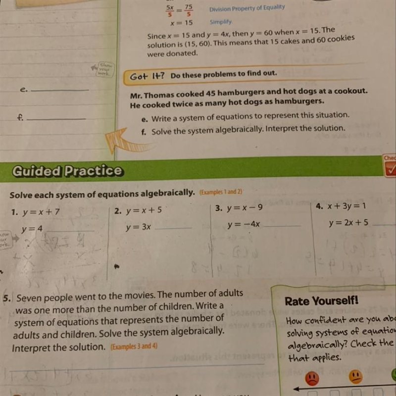 Hi, can someone please help on 1-4 I’m stuck and confused on how to do it, thank you-example-1