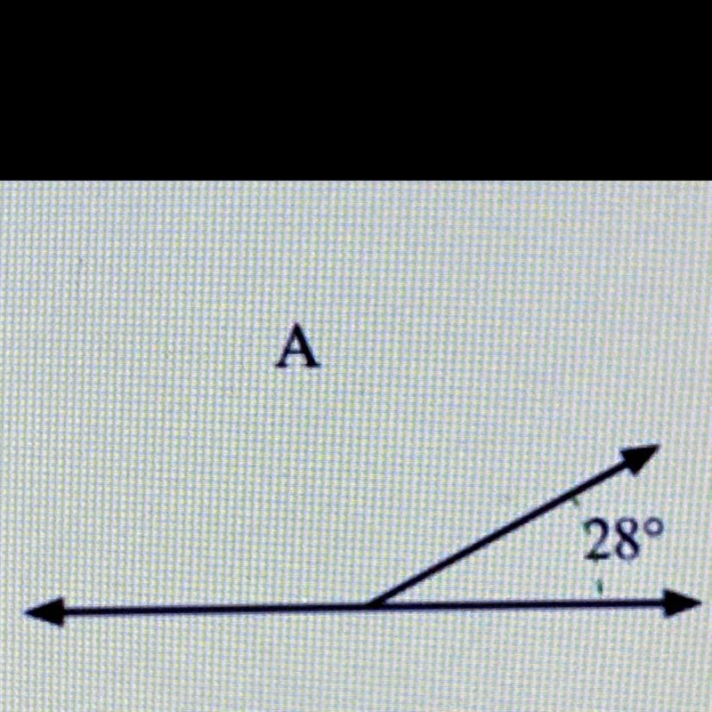 I need help please :)) What is the measure of angle A? A.72 B.62 C.28 D.152-example-1