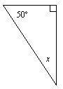 Find the unknown angle measure. A -50° b - 180° c - 220° d - 40°-example-1