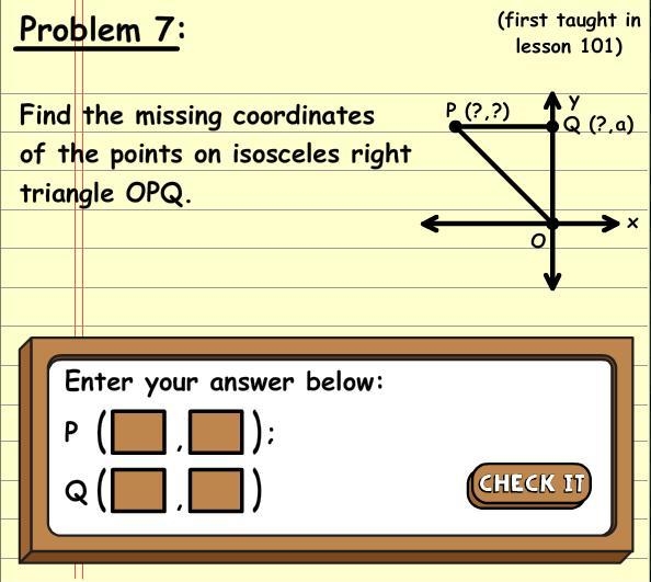 Find the missing coordinates of the points-example-1