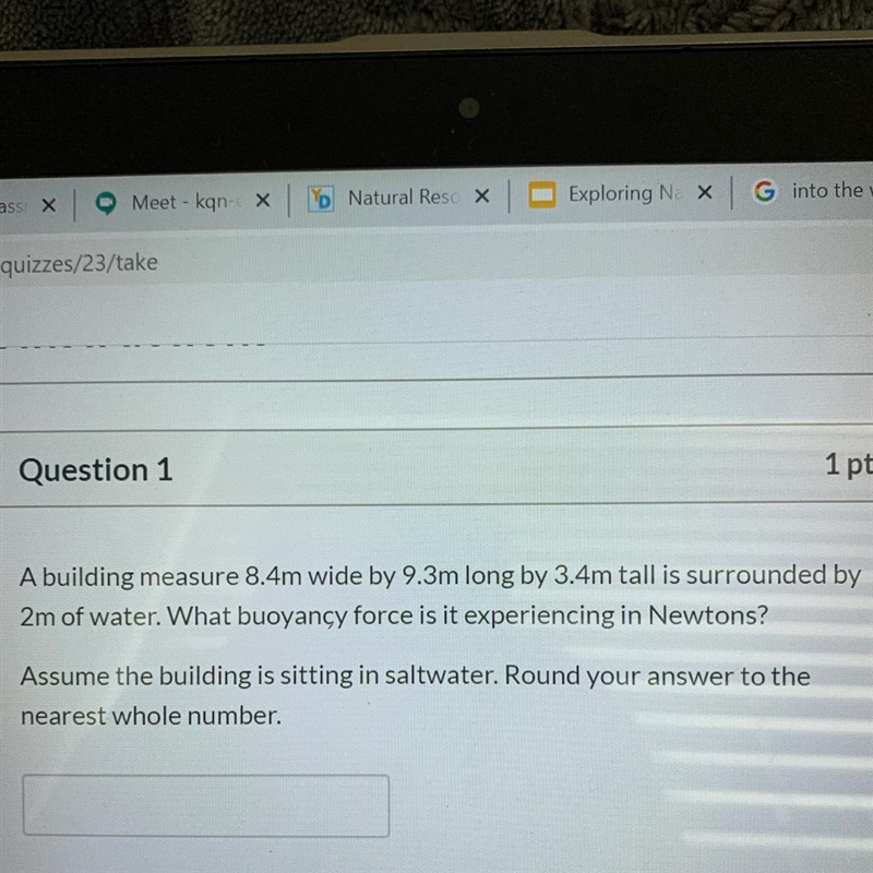 A building measure 8.4m wide by 9.3 the rest is in picture-example-1