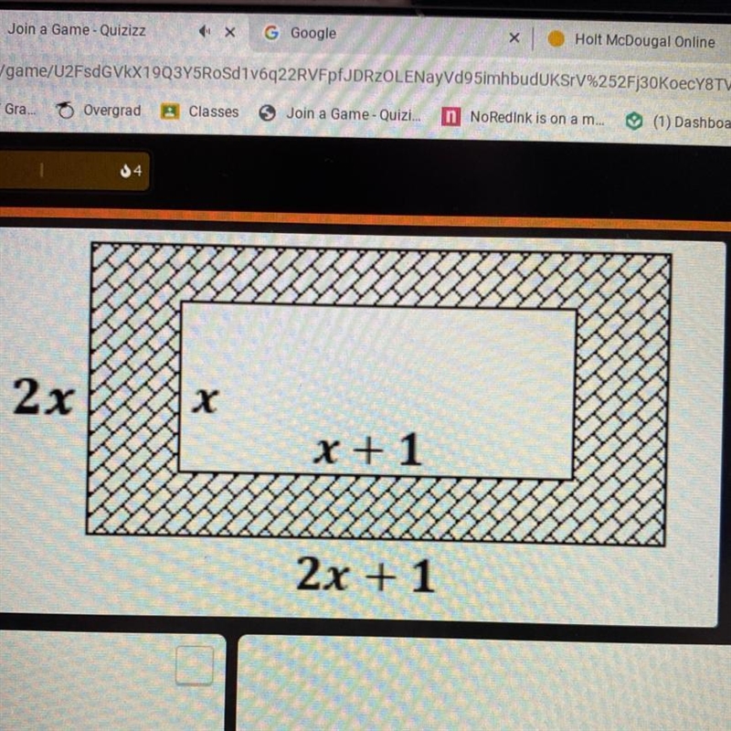 Find the area of the shaded region-example-1