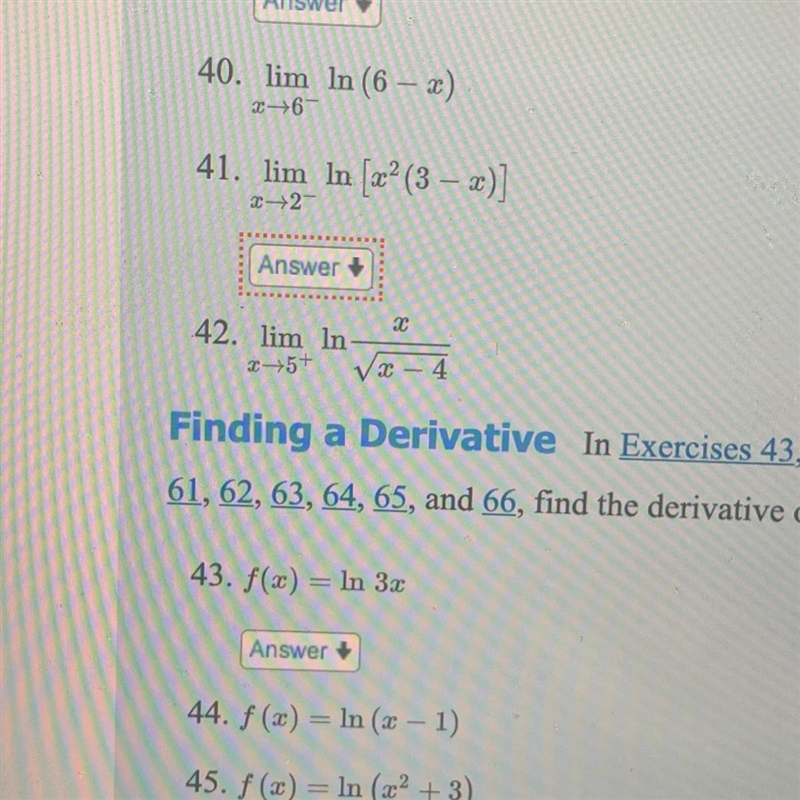 I only need help step by step solution for question#40 and #44-example-1