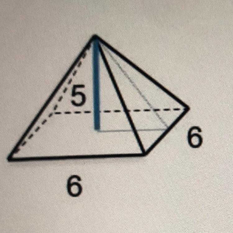 Find the volume of the pyramid below. Enter your answer as a number with no units-example-1