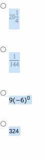 Evaluate 9x*2 y*−2 for x = –3 and y = 2. Answers:-example-1