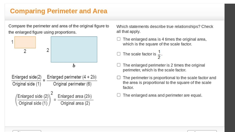 Please help me. Which statements describe true relationships? Check all that apply-example-1