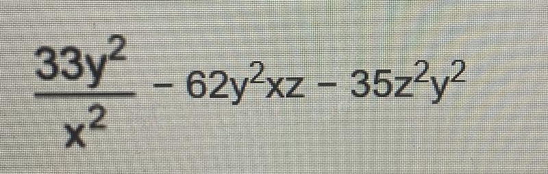 What statement best demonstrates why the following is a NON-EXAMPLE of a polynomial-example-1