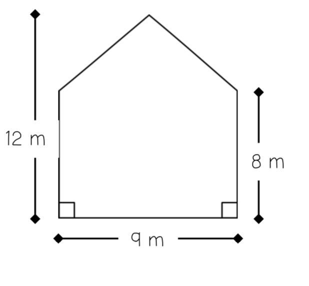 Determine the area of the figure below.-example-1