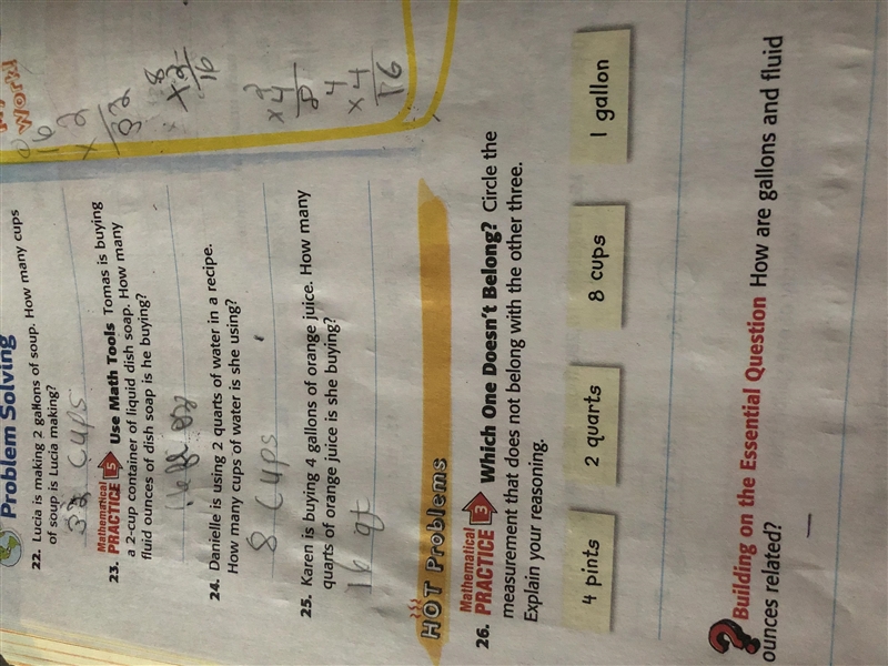 Circle the measurement that does not belong with the other three explain your reasoning-example-1