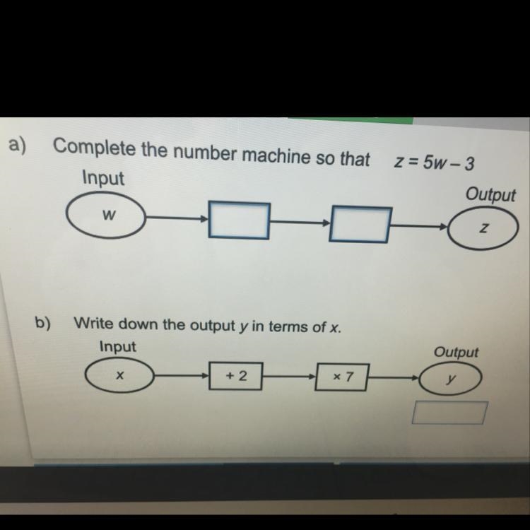 I need help with both questions please !!!!!-example-1