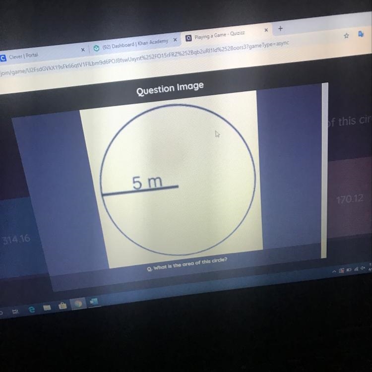 What is the area of this circle?-example-1