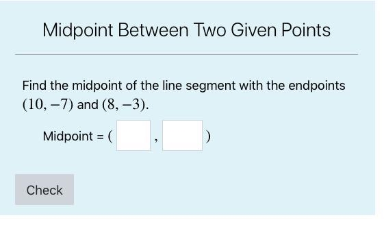 Find the midpoint of the line segment.-example-1