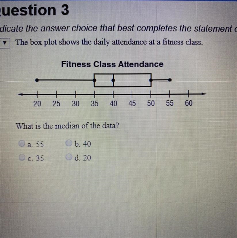 Please help It wants to know what the median of the data is.-example-1