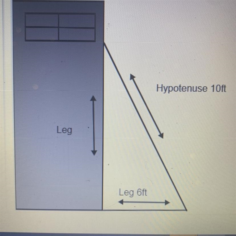 What’s the missing value (using the Pythagorean Theorem)-example-1